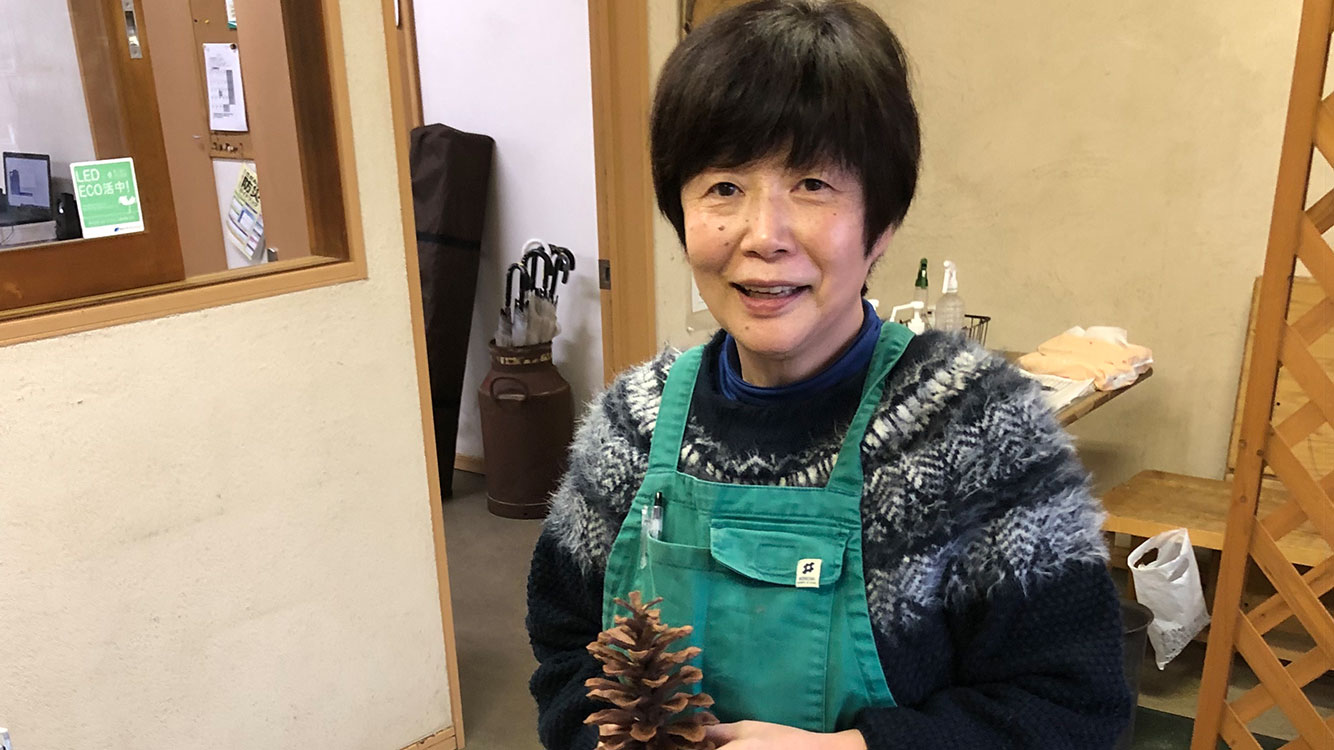 溝口さん（伊勢原クラフト担当）