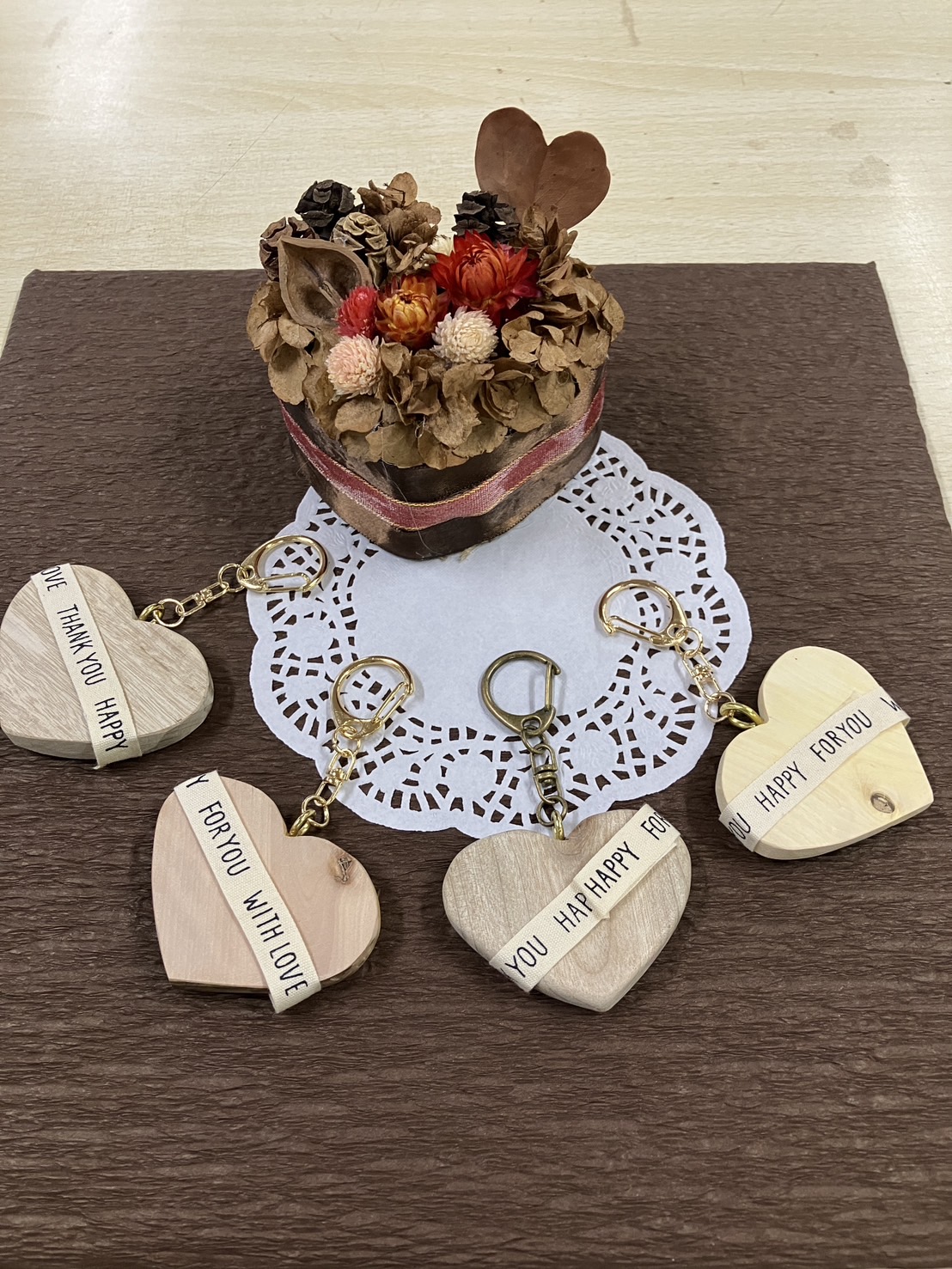 バレンタインの手づくり作品