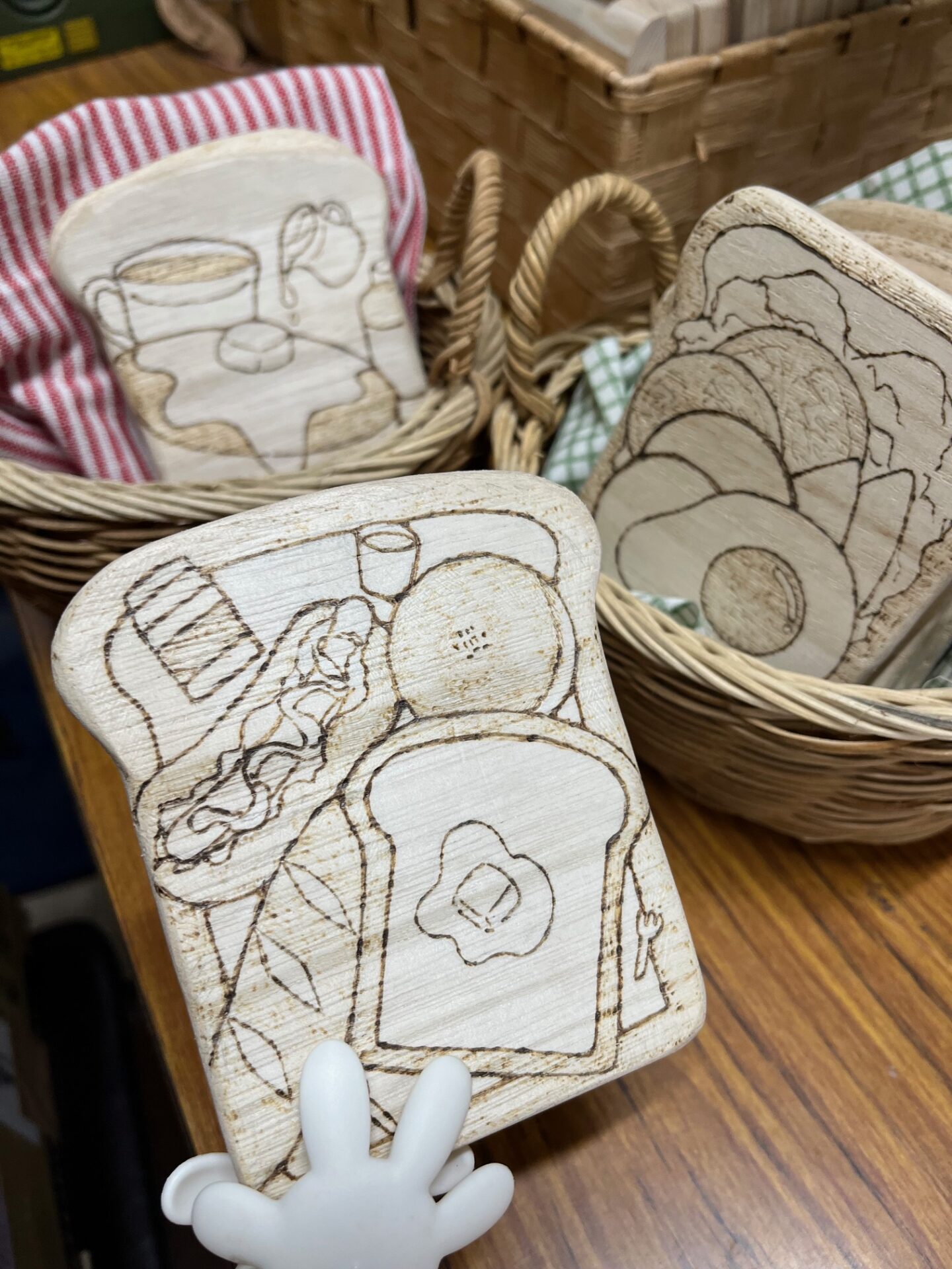 新商品【トーストコースター】焼きあがりました