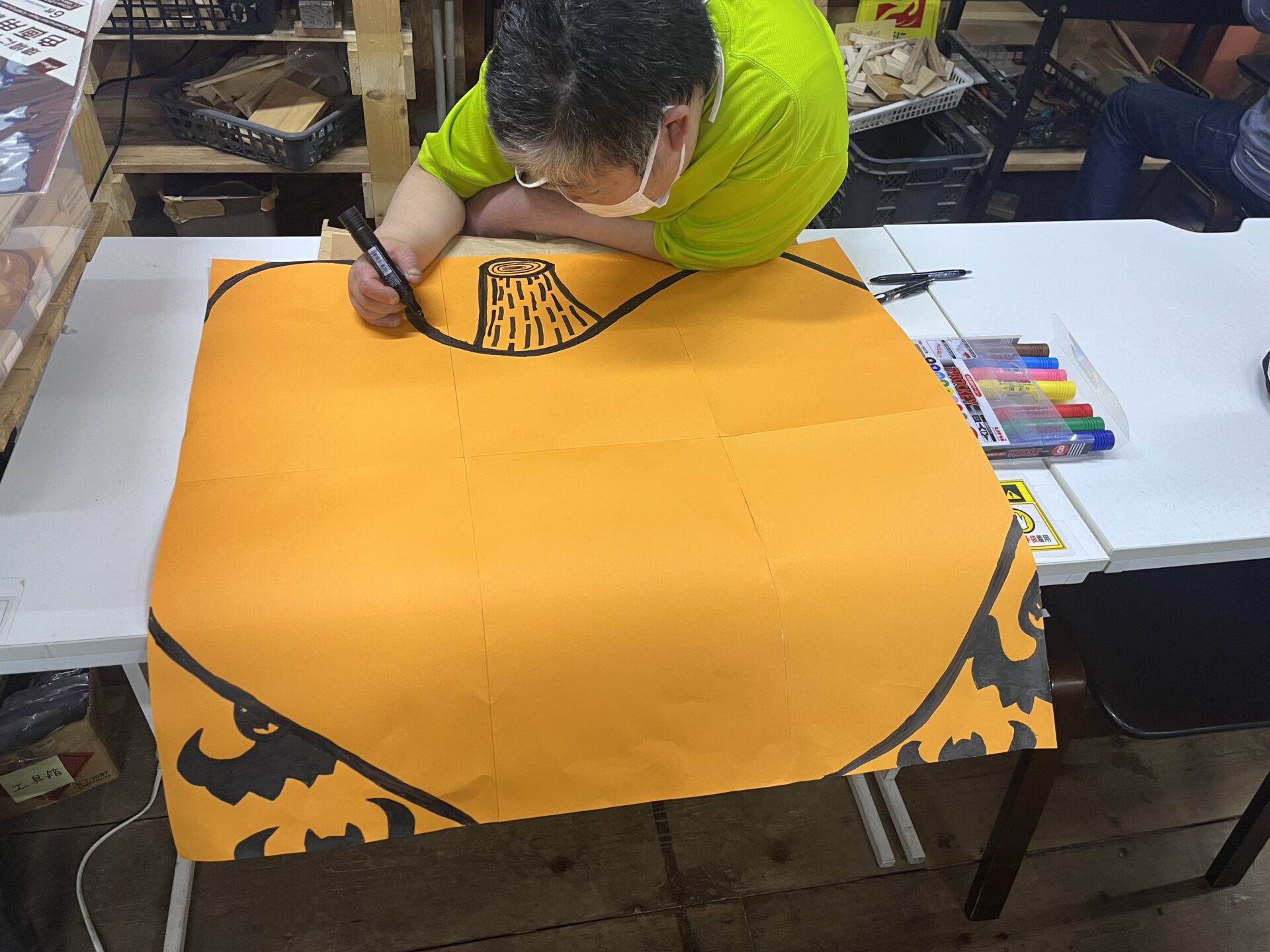 🎃淵野辺事業所 ハロウィン準備中！